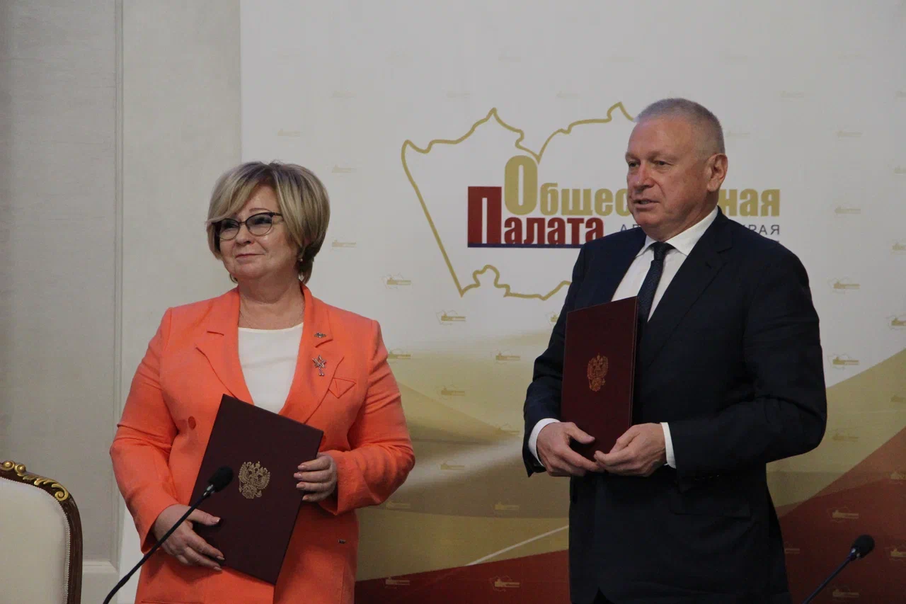 Подписано соглашение о сотрудничестве Общественных палат Алтайского края и Новосибирской области